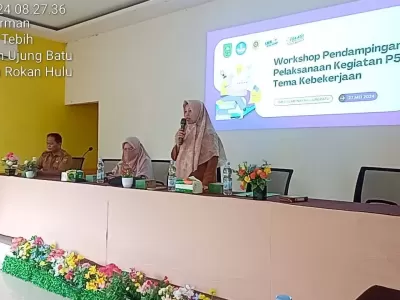 WORKSHOP PENDAMPINGAN PELAKSANAAN KEGIATAN PROJEK PENGUATAN PROFIL PELAJAR PANCASILA (P5) DENGAN TEM